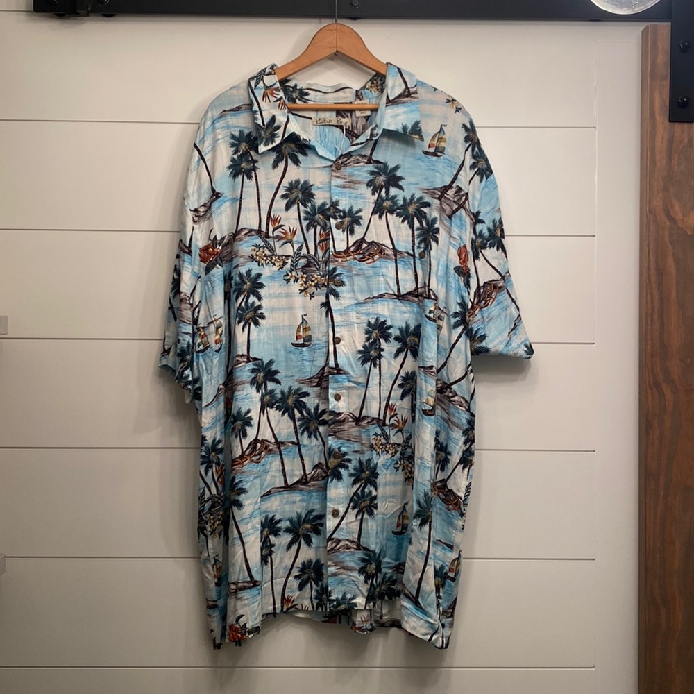 Batik Bay Hawaiian Shirt 3XLT New With Tags